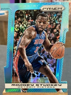 E44 /199 Rodney Stuckey 2013-14 Panini Prizm Light Blue Parallel #114-DET PISTON - Image 1 of 2