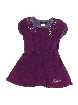 Vestido morado Guess para niñas 4 Foto 1 de 2