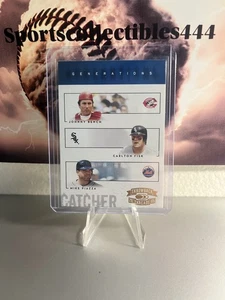 Mike Piazza 2005 Donruss Throwback Generations New York Mets Bench Fisk - Picture 1 of 1