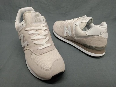 Новый баланс мужчин 574 Core кроссовки ML574EVW замши серый белый размер 9 новый без коробки! - Изображение 1 из 4