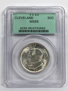 1936 50c Cleveland Commemorative Half Dollar PCGS MS65 05XEA25 - Picture 1 of 4