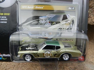 2016 Johnny Lightning *STREET FREAKS R1A* Light Green 1972 Riviera SPOILERS NIP! - Picture 1 of 1
