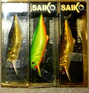 3 - Saiko Minnow Baits - 3 3/4", 3/8 oz - Designed in Japan - NEU - Lot 4 - Bild 1 von 1