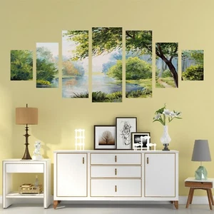 3D Lake Tree 785 Unframed Print Wall Paper Decal Wall Deco Indoor AJ Wall Jenny - Picture 1 of 6