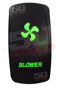 On/Off Green Rocker Switch Blower Boat Tige Sea Ray Fountain Racing - Picture 1 of 7