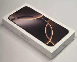 Leere Retail Box Apple A3084 iPhone 16 Pro Max Desert Titanium 256GB Demo EUC - Bild 1 von 7