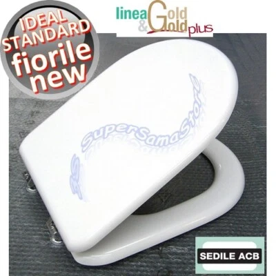 Sedile per wc FIORILE NEW Ideal Standard  - marca ACB linea GOLD - Immagine 1 di 4