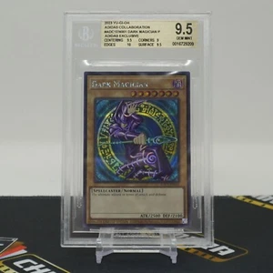 BGS 9.5 GEM MT Dark Magician #ADC1-EN001 Yu-Gi-Oh! Adidas Collaboration - Picture 1 of 2