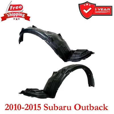 Fender Liner For 2010-2015 Subaru Outback Front Left & Right Side Set 2pcs Foto 1 de 4