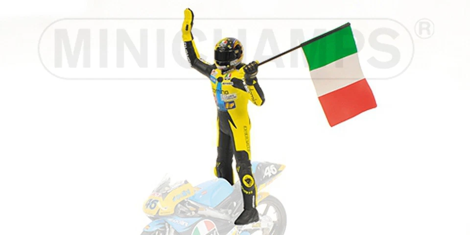 Minichamps 1:12 PILOTA VALENTINO ROSSI GP 125 1996 - Immagine 1 di 1