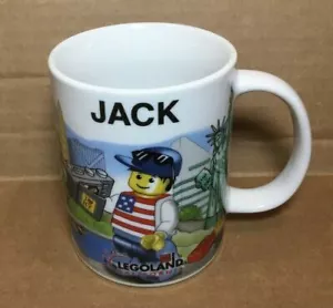2011 LEGO LEGOLAND CALIFORNIA PERSONALIZED "JACK" 12-OZ MUG GOOD COND - Picture 1 of 10