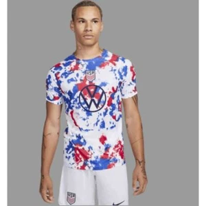 Nike USA Men's Pre-Match Top Jersey Sz Medium Multi Dri-FIT World Cup VW Soccer - Picture 1 of 8