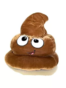 Emoji Poop Swirl Plush Emoticon Emoji Hat 12" - Picture 1 of 5