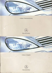 bedienungsanleit Betriebsanleitung Mercedes Benz A Klasse Handbuch Bordbuch 2002 - Picture 1 of 2