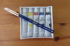 2x Boldmere paintbrushes and set of 5 Oil Colour Paint Tubes. New/never used