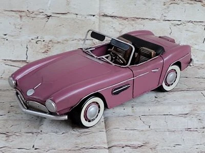 Vintage Fatto a Mano Dettagliato 1955 BMW 507 Auto Modello Home Decorazione Rosa - Immagine 1 di 4