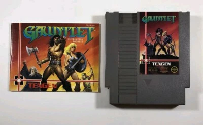 Gauntlet (Nintendo NES, 1987) with Manual, Authentic, Tested, Ships Today - Image 1 of 4