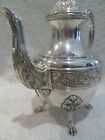 Magnificent late 19th c French 950 silver teapot Louis XVI torches st Vaguer