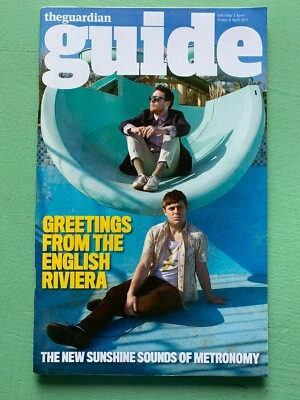 THE GUIDE magazine 2-April-2011 METRONOMY Jake Gyllenhaal Jesse Heiman TV - Image 1 of 2