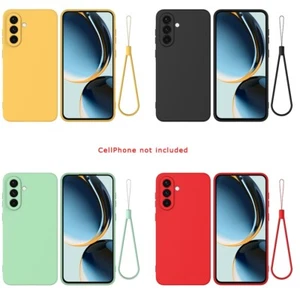 Wear-Resisting Silicone Case with Adjustable Loop for Samsung Galaxy M56 5G USA - Picture 1 of 11