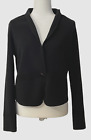 Chico's Women's Sweater Cardigan Single Button Black Rayon Blend Size Medium