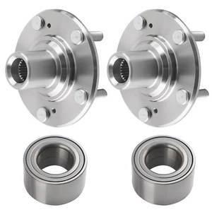 Front Wheel Bearings & Wheel Hubs For Honda Civic DX EX LX HF Hybrid 1.8L 1.5L - Foto 1 di 11