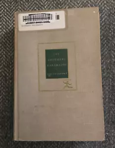 The Brothers Karamazov Dostoyevsky 1950 Hardcover Modern Library Vtg. Ex-Library - Foto 1 di 8