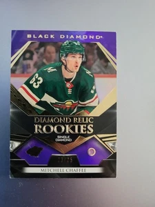 22-23 Black Diamond Diamond Relic Rookies Mitchell Chaffee /25 Single Diamond - Picture 1 of 2