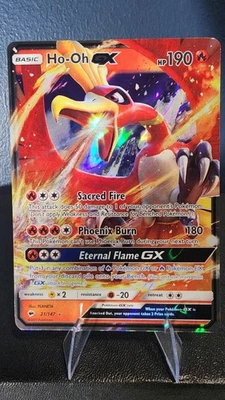 Ho-Oh GX Ultra Rare SM - Burning Shadows 21/147 NM - Image 1 of 2
