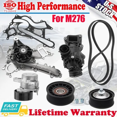 Kit de bomba de agua y correa de junta del motor de 3,5 L para Mercedes-Benz C300 E350 GLK350 R350 Foto 1 de 4