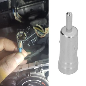 Car Radio Antenna Male Adapter Stereo ISO To Din Aerial Mast Connector Accessory - Zdjęcie 1 z 12