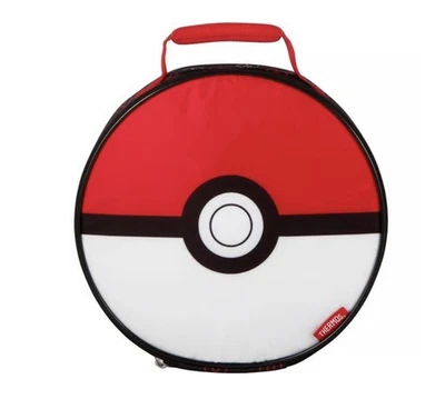 Nuevo Termo Pokemon Poke Ball Bolsa de Almuerzo Suave - Bolso Aislado Rojo Blanco Foto 1 de 3