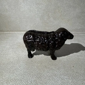 "Banco de monedas Ram de hierro fundido vintage de 4,5"" negro cuerpo sólido banco todavía" - Imagen 1 de 7