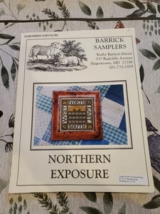 Barrick Samplers "Northern Exposure" Cross Stitch Single Pattern Booklet 2000  - Picture 1 of 7