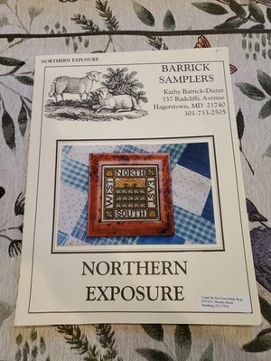 Barrick Samplers "Northern Exposure" Cross Stitch Single Pattern Booklet 2000  - Image 1 of 4
