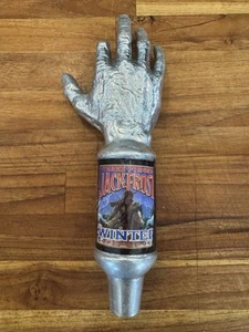 SAXER BREWING THREE FINGER JACK FROST WINTER draft beer tap handle. OREGON - Picture 1 of 6