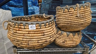 水风信子编织装饰篮子套装 - 全新 — 第 1/4 张图片