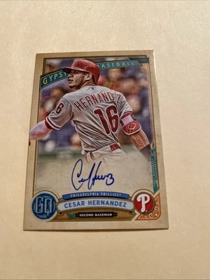 2019 Topps Gypsy Queen - Autographs Cesar Hernandez #GQA-CH (AU) - Image 1 of 2