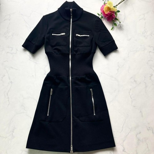 Gucci abito scollo alto tutto in uno maglia nero attuale m6_0711