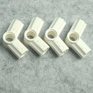 LEGO 32015 White Qty 4 Technic Axle Pin Connector Angled Number 5 - Picture 1 of 4