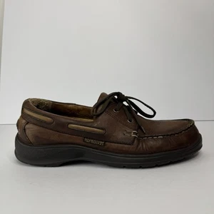 Scarpe da barca Mephisto da uomo Spinnaker taglia 10,5 in pelle marrone - Foto 1 di 9