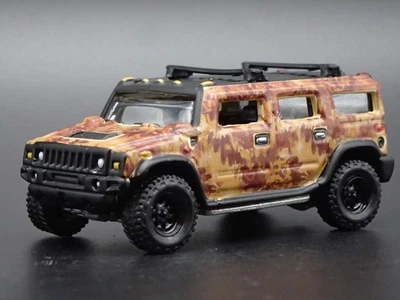 2003-2009 HUMMER H2 SUV Marrone 1:64 Scala da Collezione Diorama Modellino Auto - Immagine 1 di 4