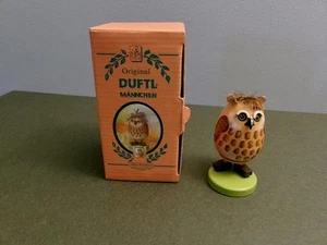 KATHE WOHLFAHRT DUFTL MANNCHEN *SMOKY OWL* INCENSE SMOKER NIB - Picture 1 of 7