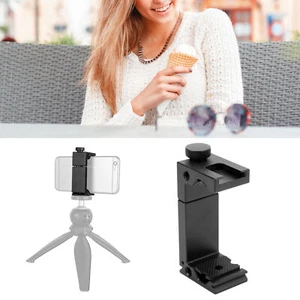 Mobile Phone Clamp Clip Holder Tripod Mount Adapter Cold Shoe for Mobile Phones - Photo 1 sur 12