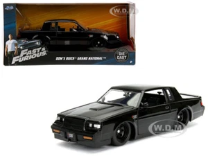 DOM'S BUICK GRAND NATIONAL BLACK FAST & FURIOUS MOVIE 1/24 DIECAST BY JADA 99539 - Picture 1 of 4