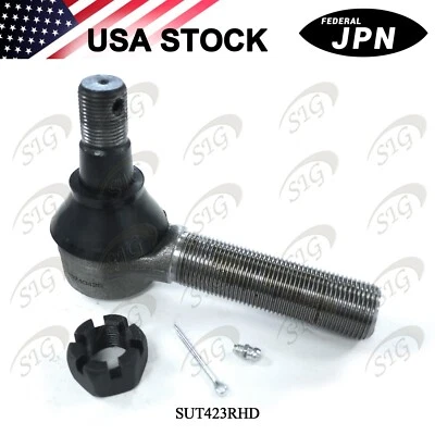 For 1991 - 2012 Thomas Saf-T-Liner Front Right Tie Rod End ES423R R230069 1PC - Image 1 of 4