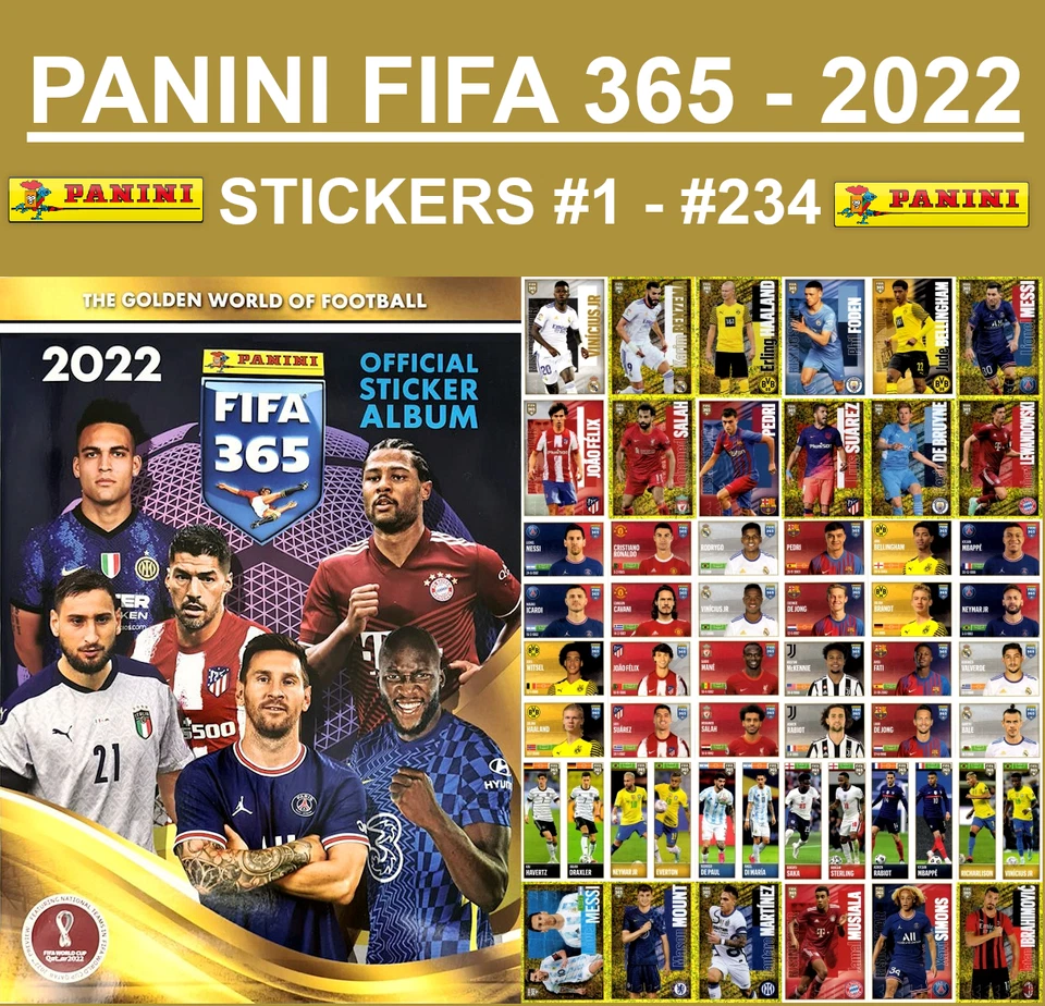 2022 PANINI FIFA 365 - STICKERS #01 - #244 - Image 1 of 1