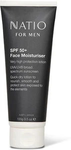 Natio SPF50+ Face Moisturiser for Men, 100G | NEW AU FREE SHIPPING - Picture 1 of 9