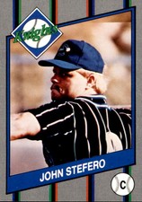 1990 Charlotte Knights Team Issue #9 John Stefero Baltimore Mt St Joseph's HS
