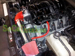 Kit de admisión de aire rojo y filtro para Dodge Magnum 2005-2010 5,7 L V8, 6,1 L SRT8 V8 - Imagen 1 de 1